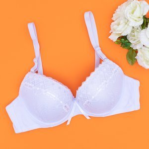 White Women's Push-up Bra - Underwear
