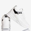 White and black sneakers on an indoor wedge Fassia - Footwear