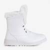 White snow boots with fur Cool Breeze - Footwear