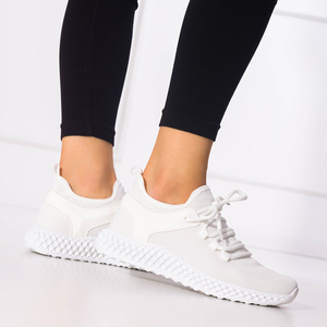 White women's sports shoes Modika - Footwear