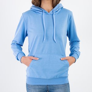 Women's Blue Hoodie - Sweatshirt