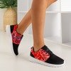 Women's black lace sports shoes from Denika - Footwear