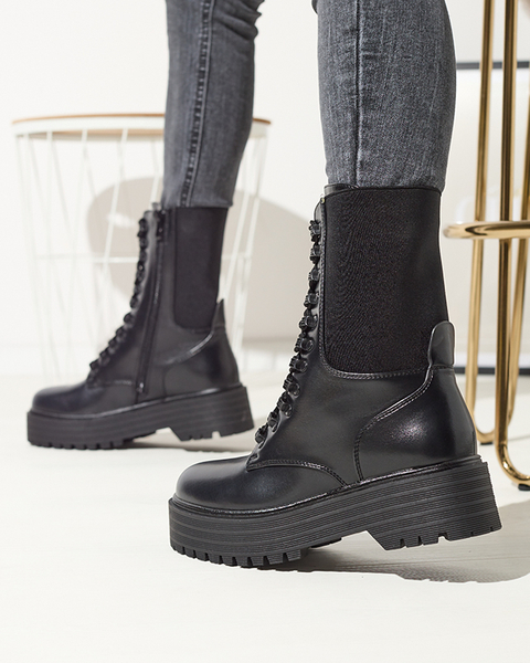 Women's boots on a thicker sole Giulavi- Footwear