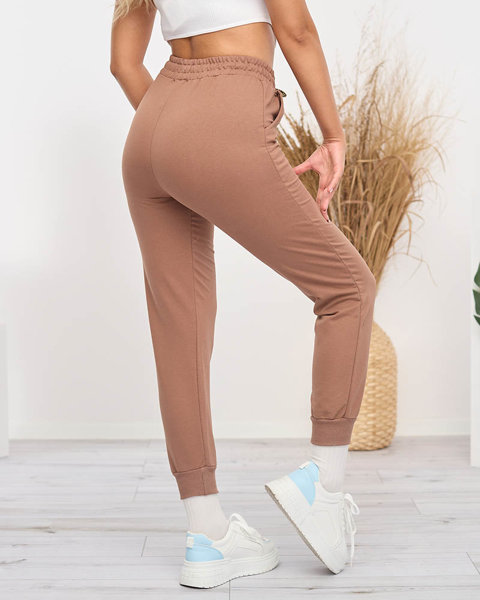 Women's brown sweatpants - Clothing