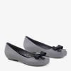 Women's gray rubber melissa on a hidden wedge heel Rasilia - Footwear
