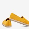 Women's mustard espadrilles from Melicija eco-suede - Footwear 1