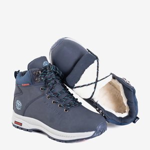Women's navy blue insulated snow boots Emeralda - Shoes