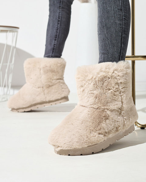 Women's snow boots in beige Ottola- Footwear