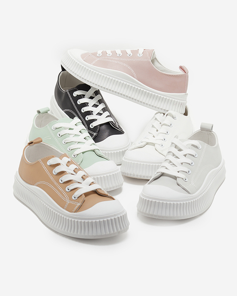 Women's white sports shoes Kerisso sneakers - Footwear