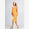 Yellow fitted dress - Clothing