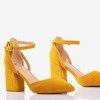 Yellow pumps on a higher post Party Time - Footwear