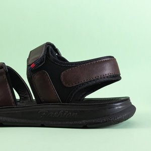 Youth boys brown Oxymius velcro sandals - Shoes